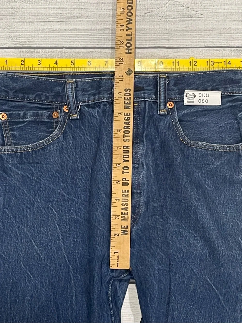 Levi’s 501 Original Fit Blue Jeans 34X32 Classic ButtonFly StraightLegDenim Y2K